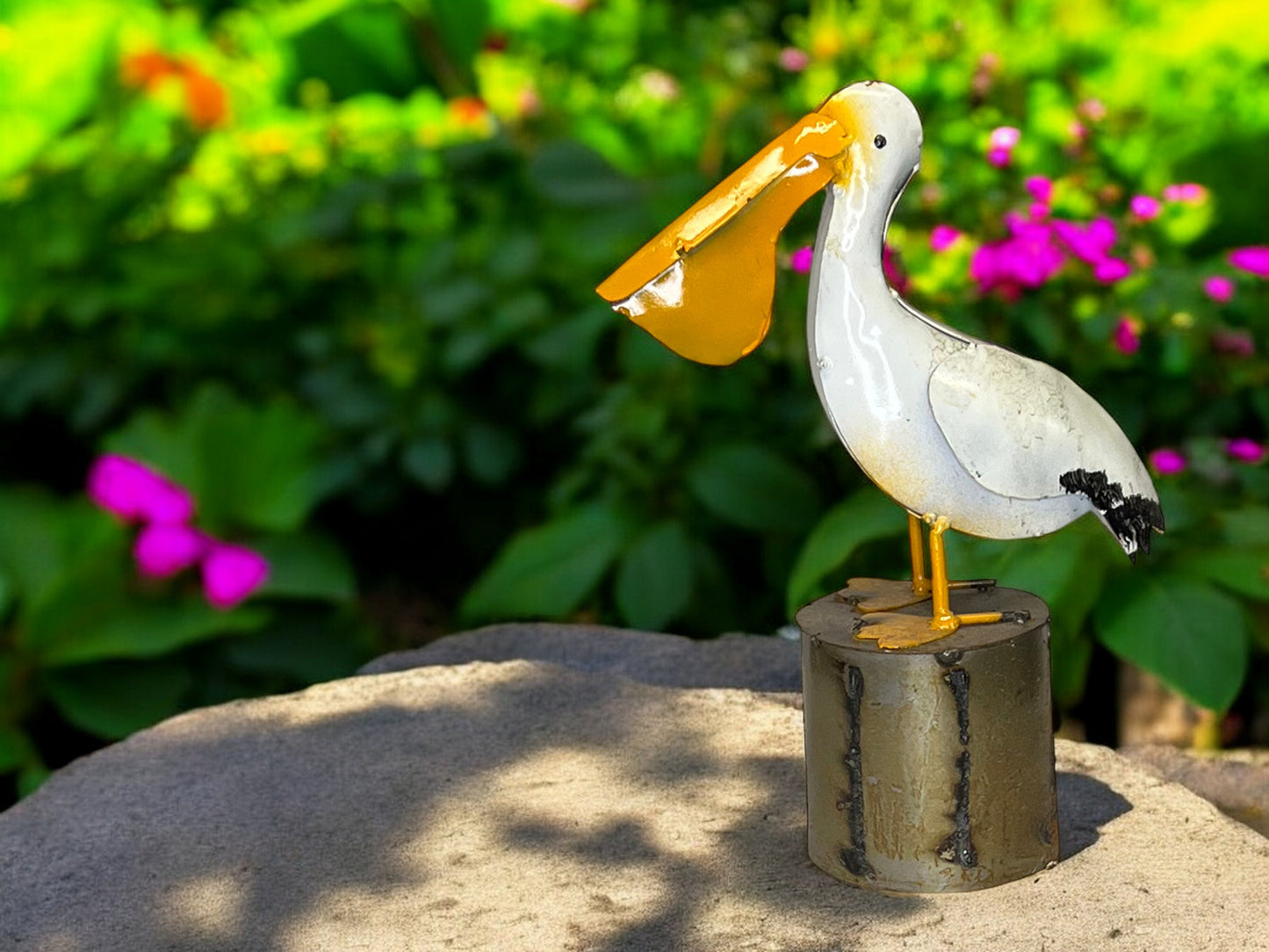 Pelican Metal Garden Sculpture