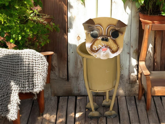 Pug Dog Plant Stand