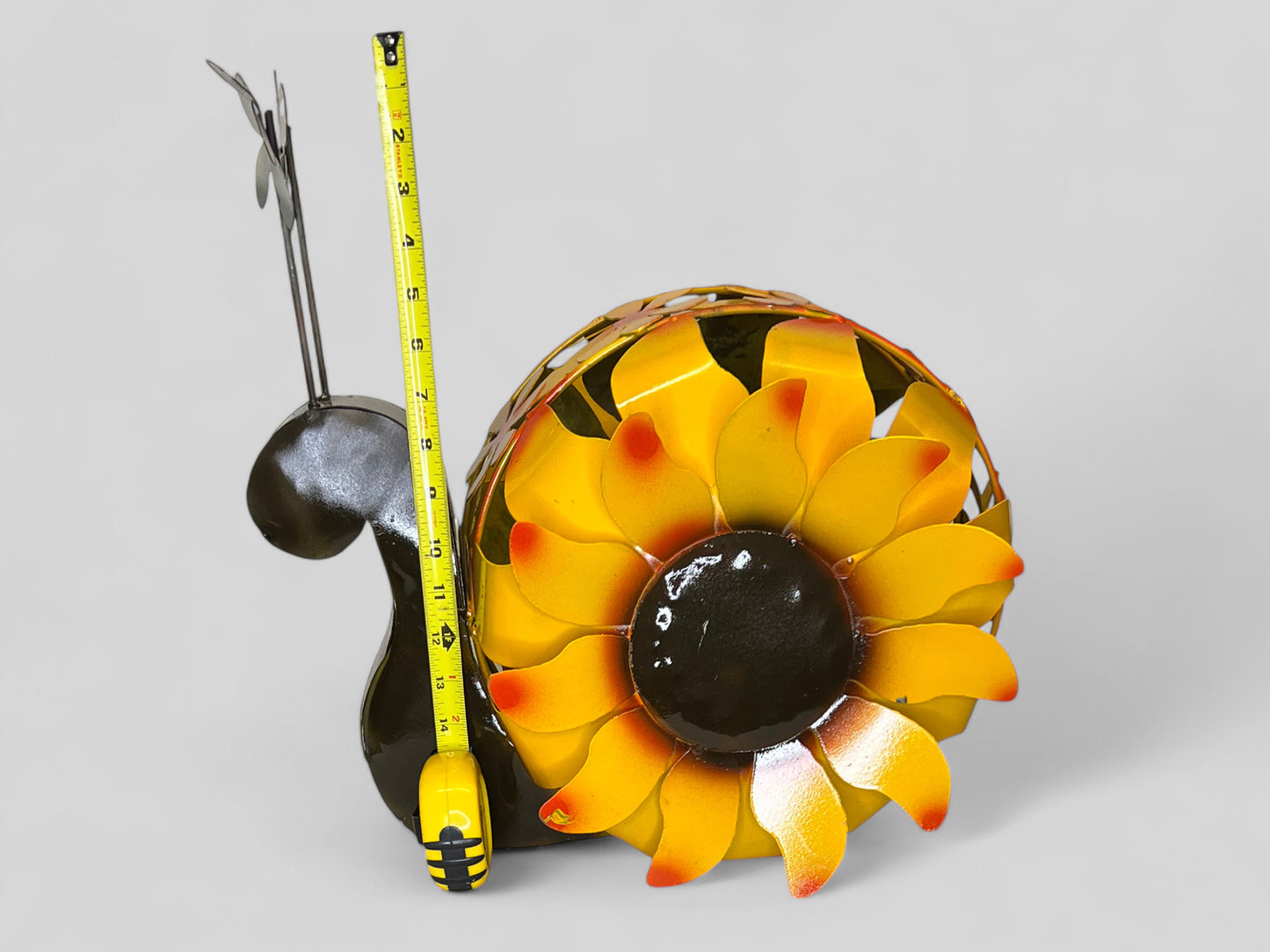 Snail with Sunflower Garden Sculpture