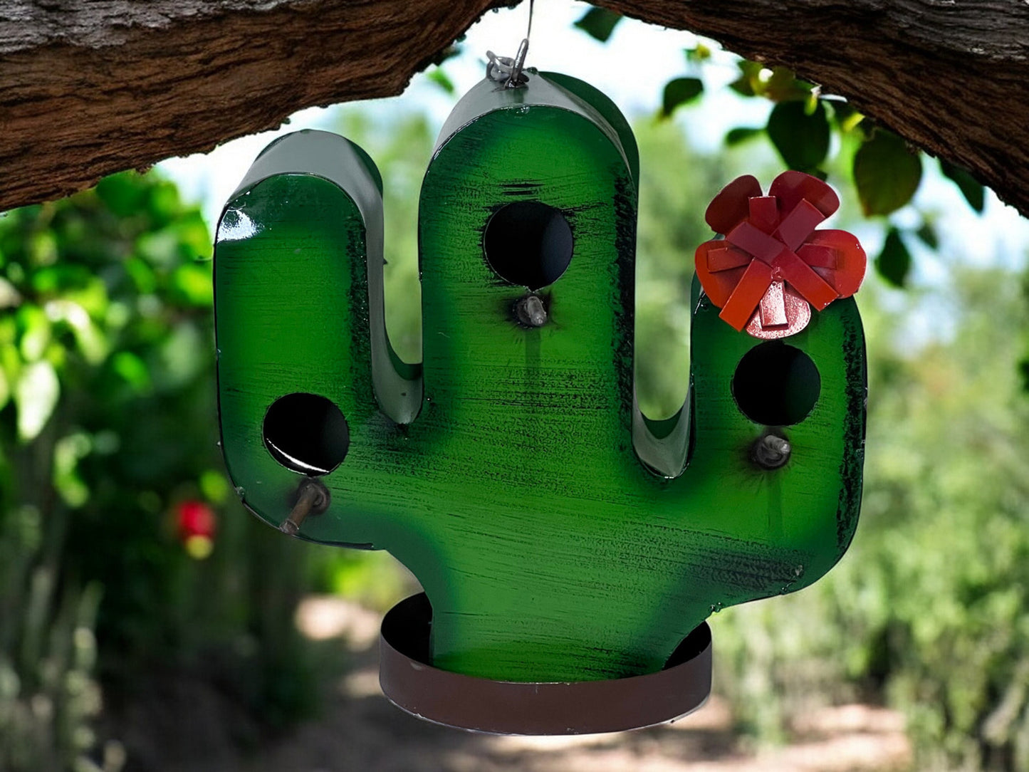 Cactus Hanging Birdhouse