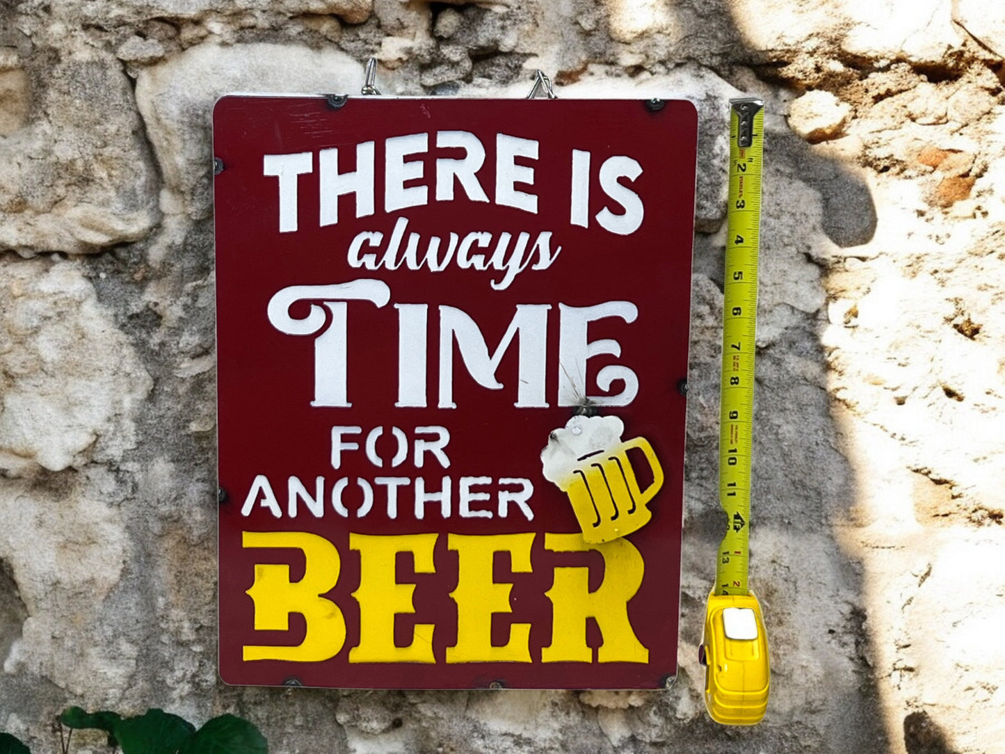 Rustic Wall Decor "There is Always Time for Another Beer"