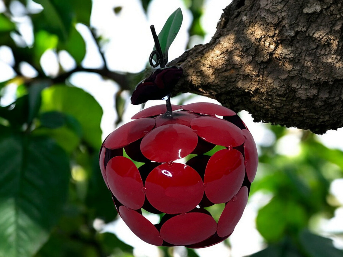 Apple Decoration with Circular Body Design