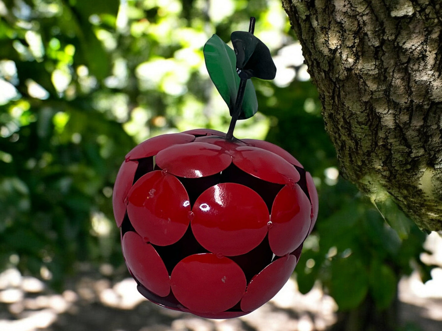 Apple Decoration with Circular Body Design