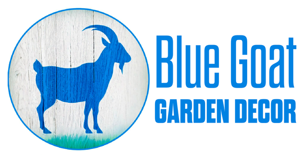 Blue Goat Garden Decor