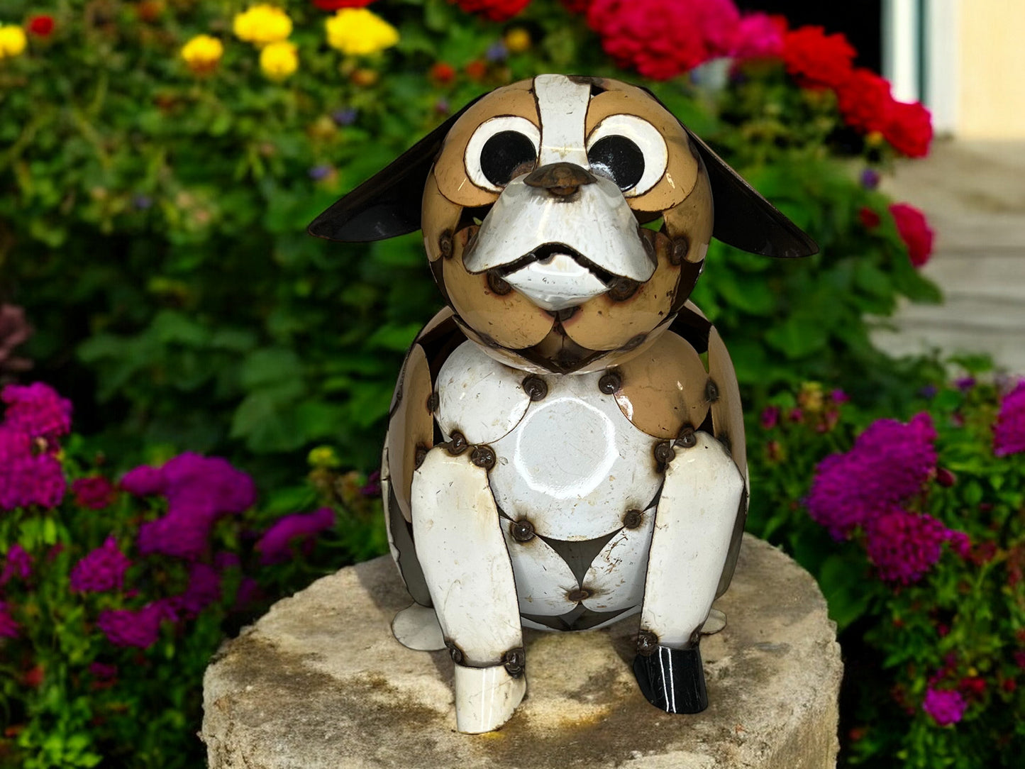 Small Dog Garden Sculpture