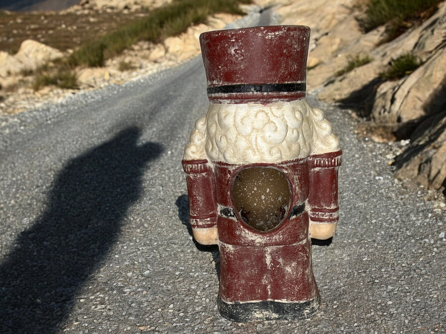 Pottery Candle Holder Nutcracker Lantern