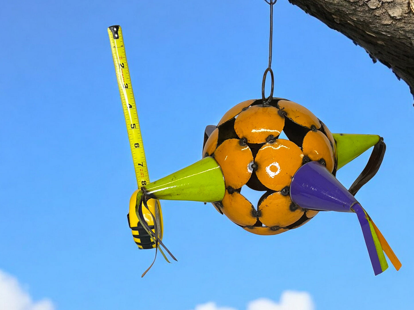 Colorful Hanging Pinata Garden Sculpture